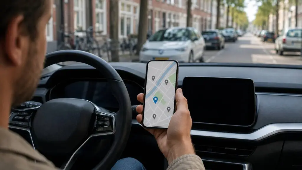 Openbare laadpalen vinden met een laad-app voor vertrek