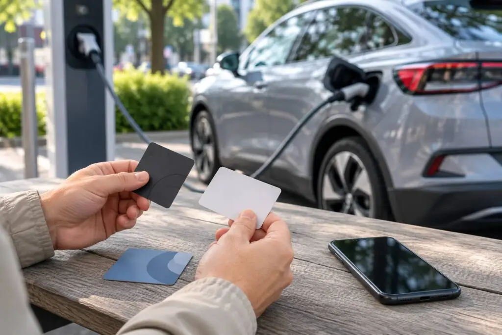 Verschillende laadpassen voor een elektrische auto vergelijken